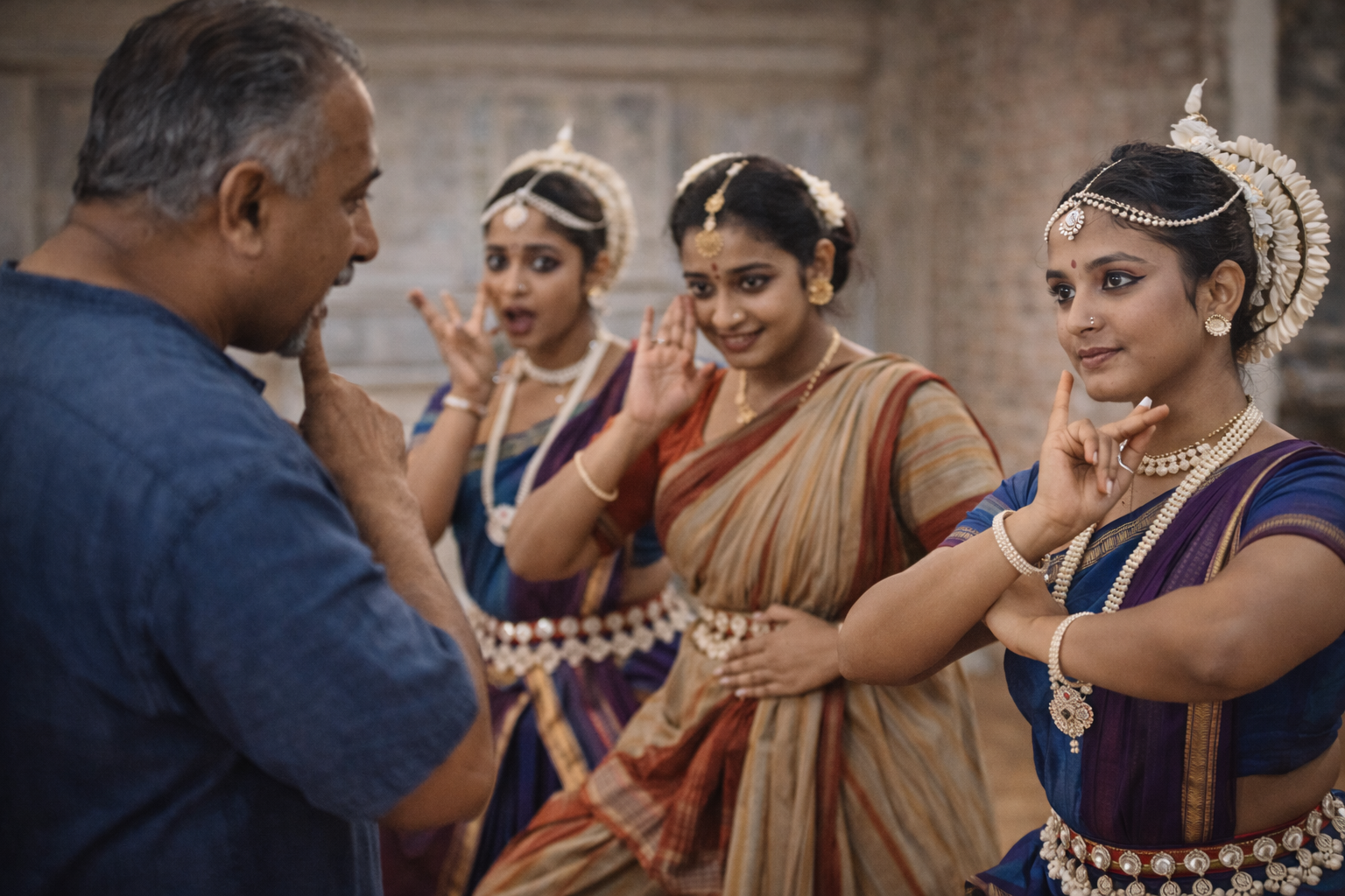 Facial expression in Odissi abhinaya